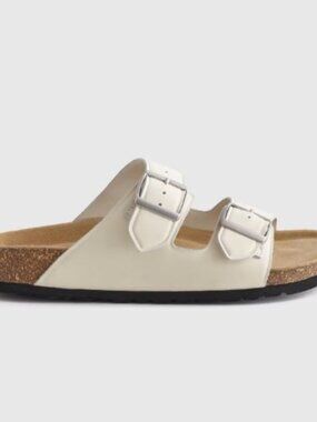 Nappa Leather Double Buckle Slide